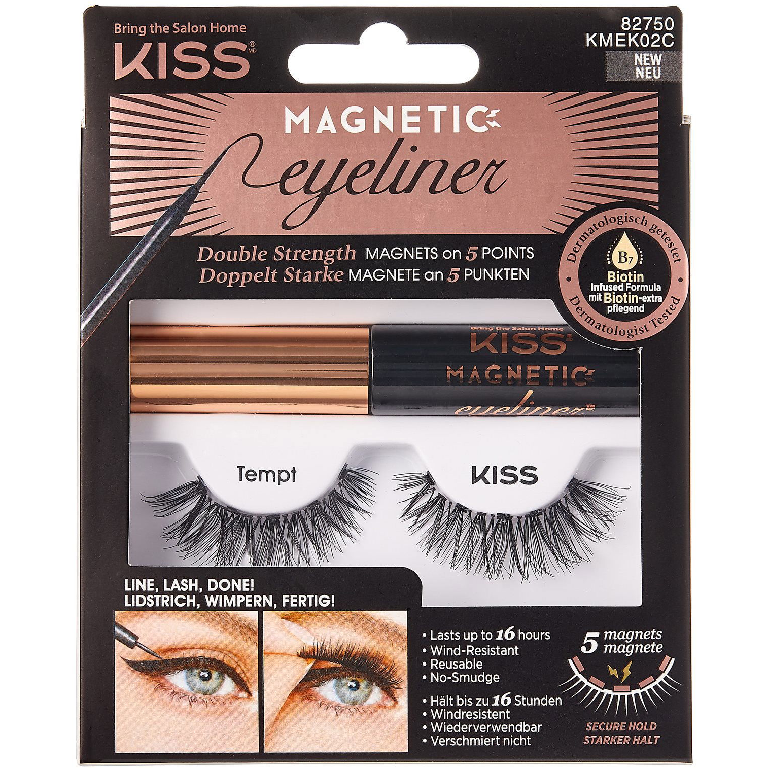 KISS Magnetic Eyeliner Kit - 02 (731509827507)