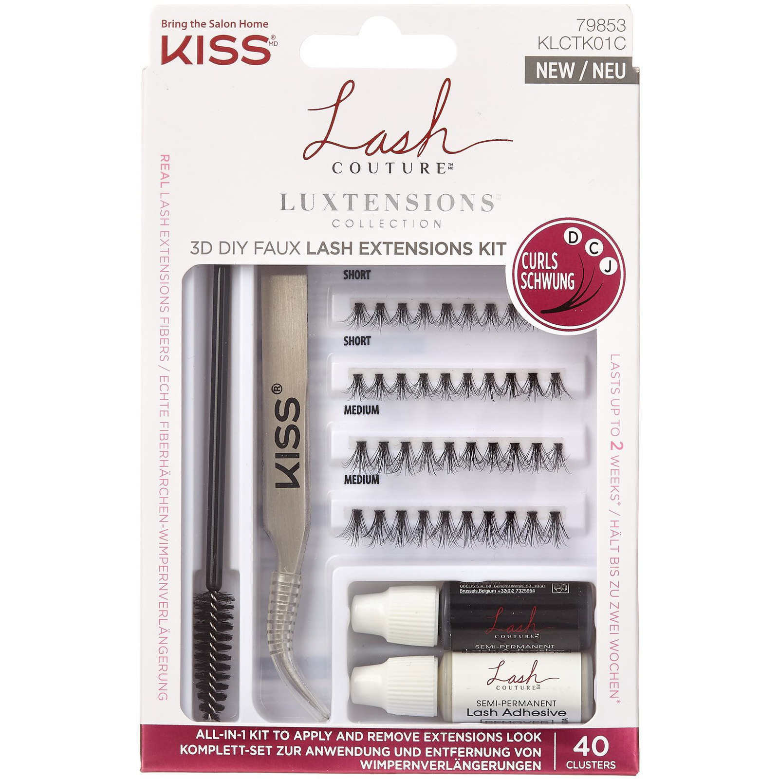 KISS Lash Couture LuXtension - Cluster Kit (731509798531)