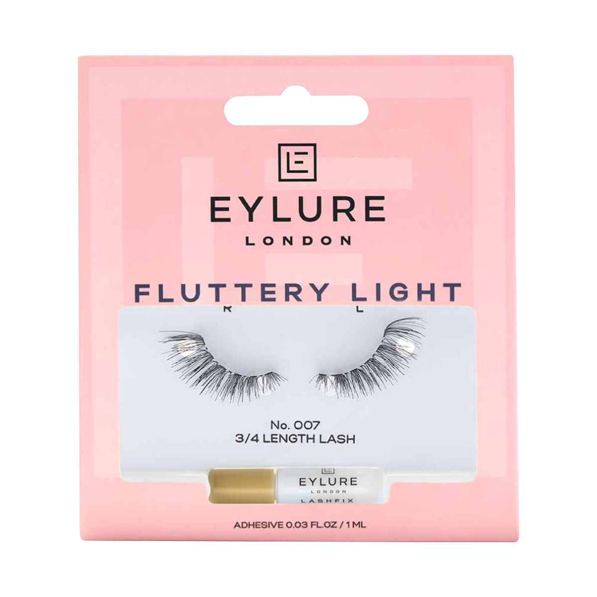 Set of false eyelashes Eylure Fluttery Nº 007 Nº 007 (1 Unit)