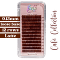 0.15  ☕️ Brown Classic Single Length Lash Trays