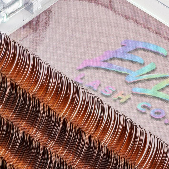 0.15  ☕️ Brown Classic Single Length Lash Trays