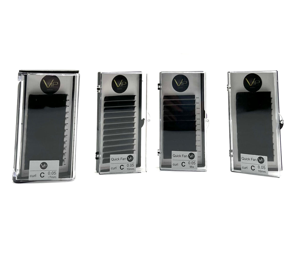 VIP Quick Fan Lash Extensions - 12 lines 0.05 C Curl