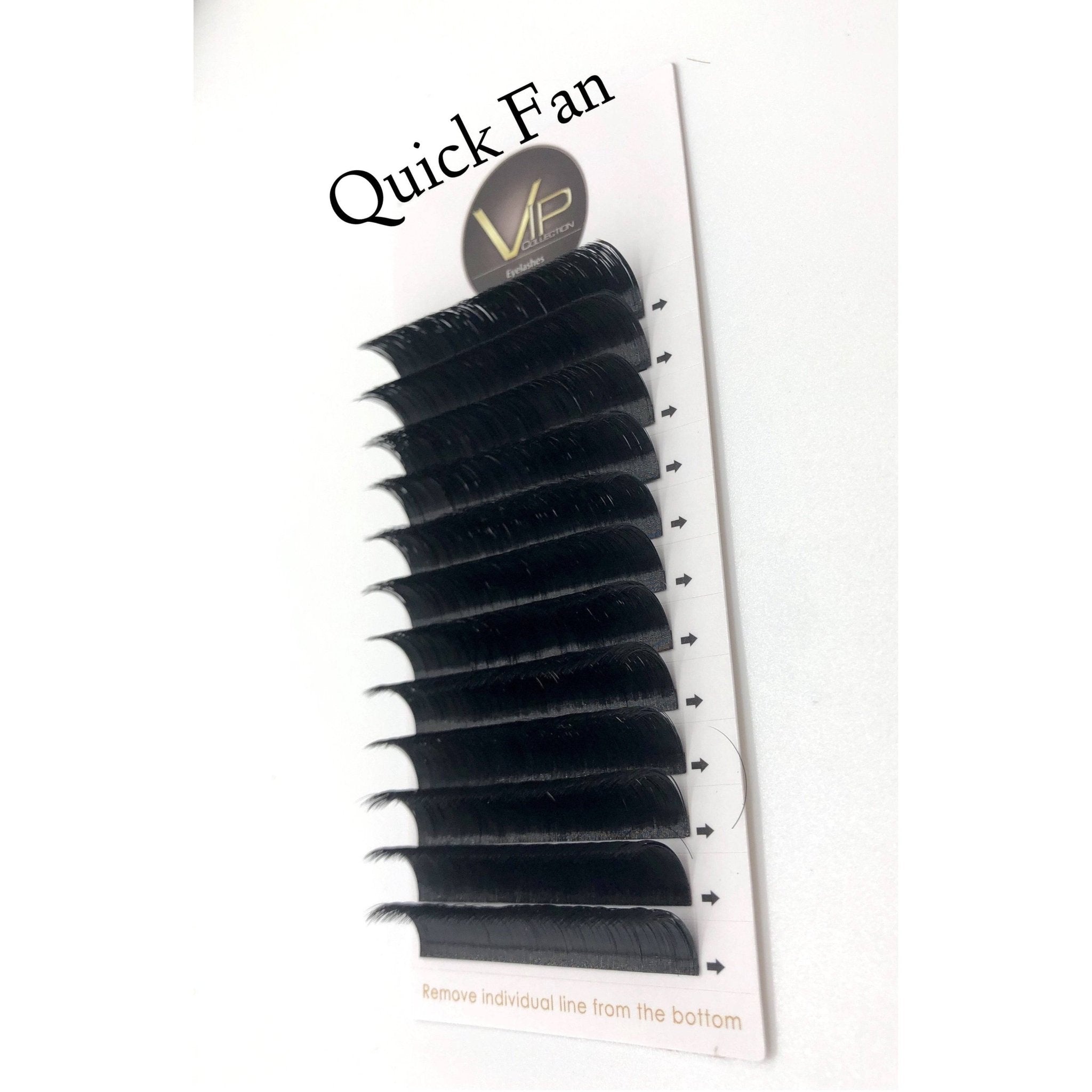 VIP Quick Fan Lash Extensions - 12 lines 0.07 D Curl