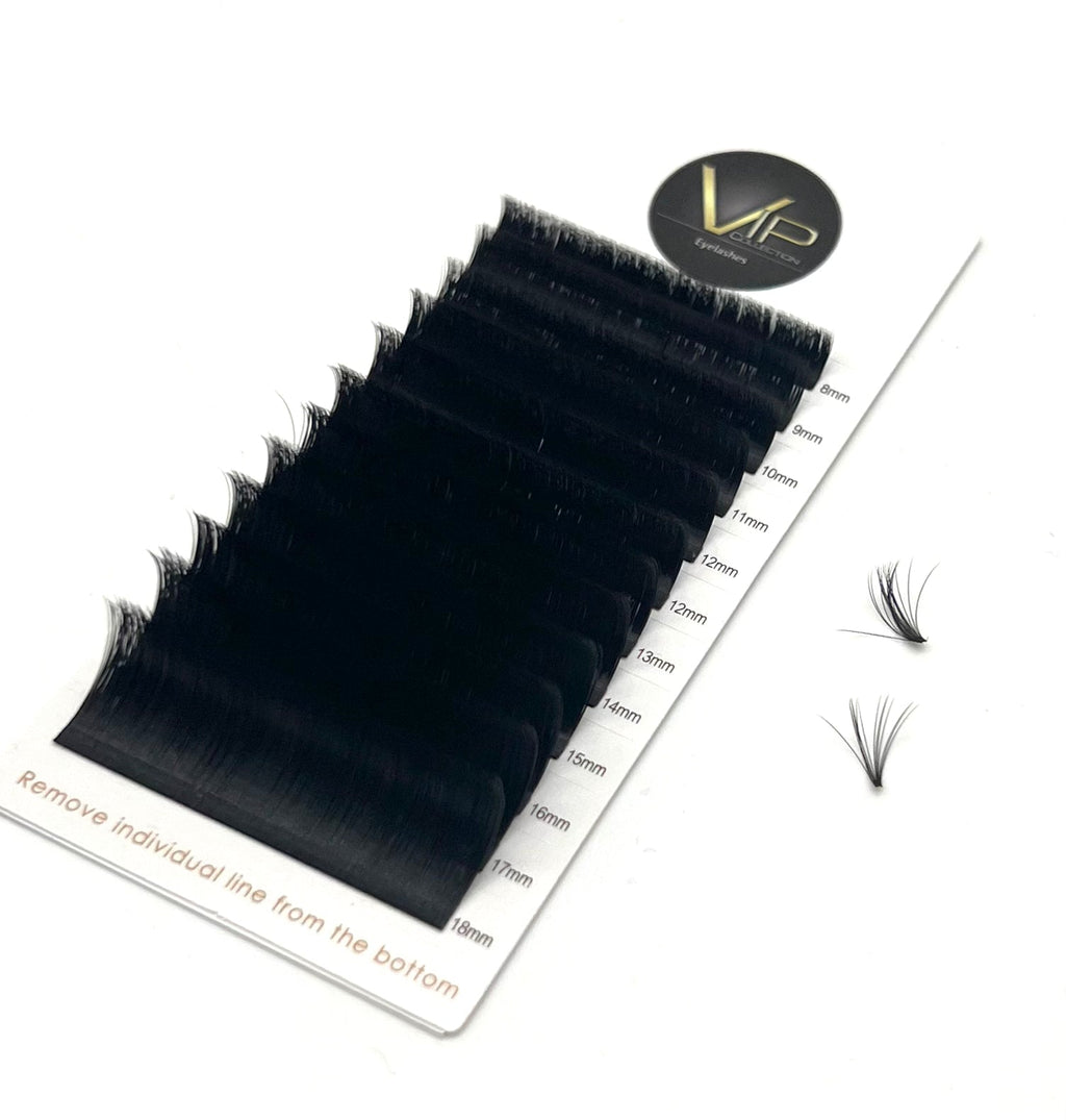 VIP Quick Fan Lash Extensions D curl 0.05